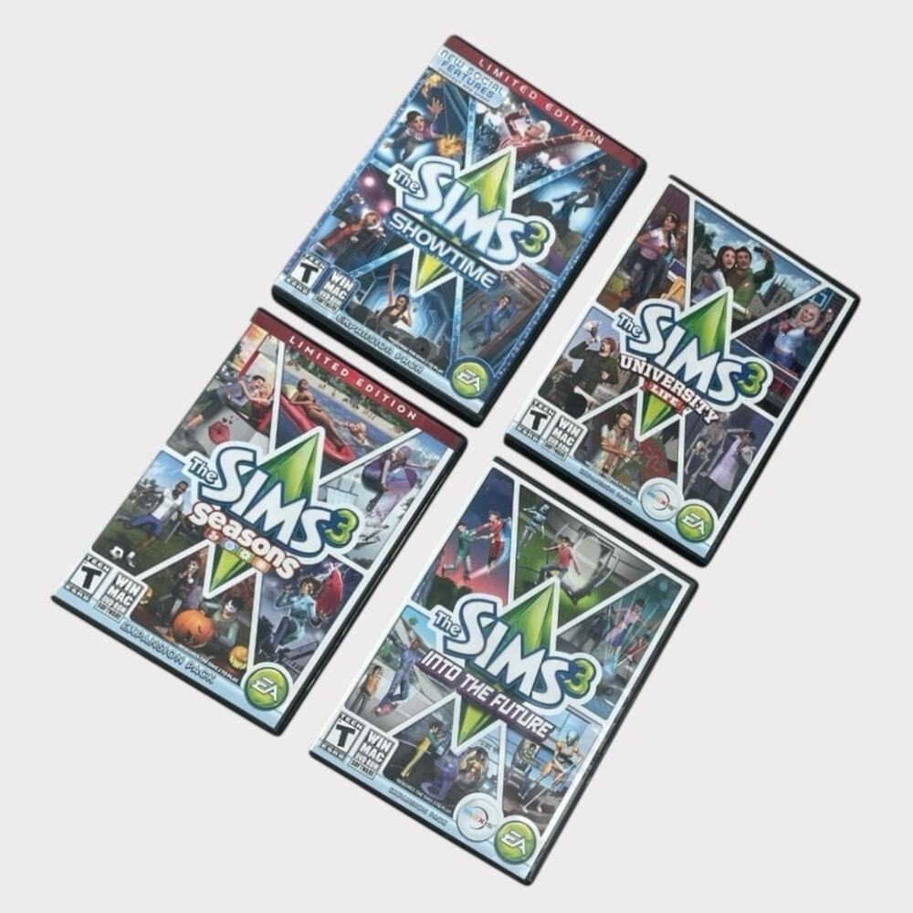 The Sims 3 Video Game 4 Disc Bundle